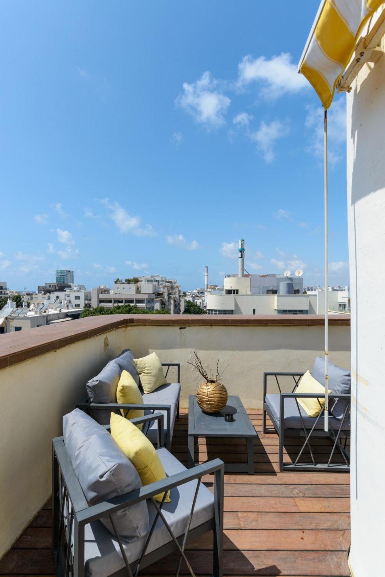 Penthouse With Panoramic View By Feelhome テル・アビブ エクステリア 写真