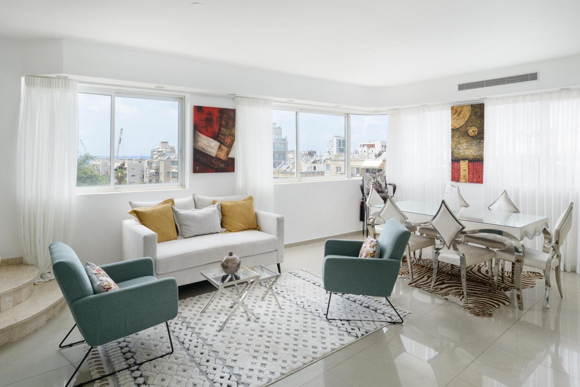 Penthouse With Panoramic View By Feelhome テル・アビブ エクステリア 写真