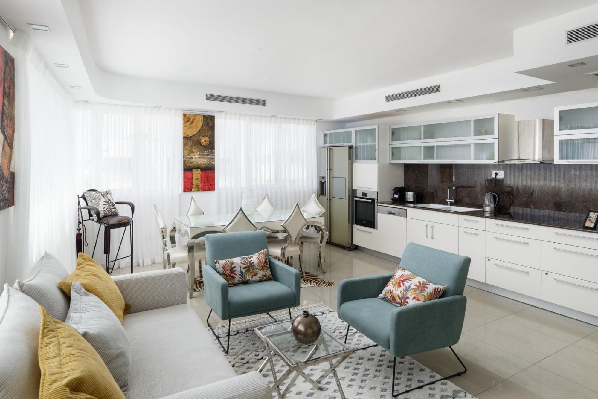 Penthouse With Panoramic View By Feelhome テル・アビブ エクステリア 写真