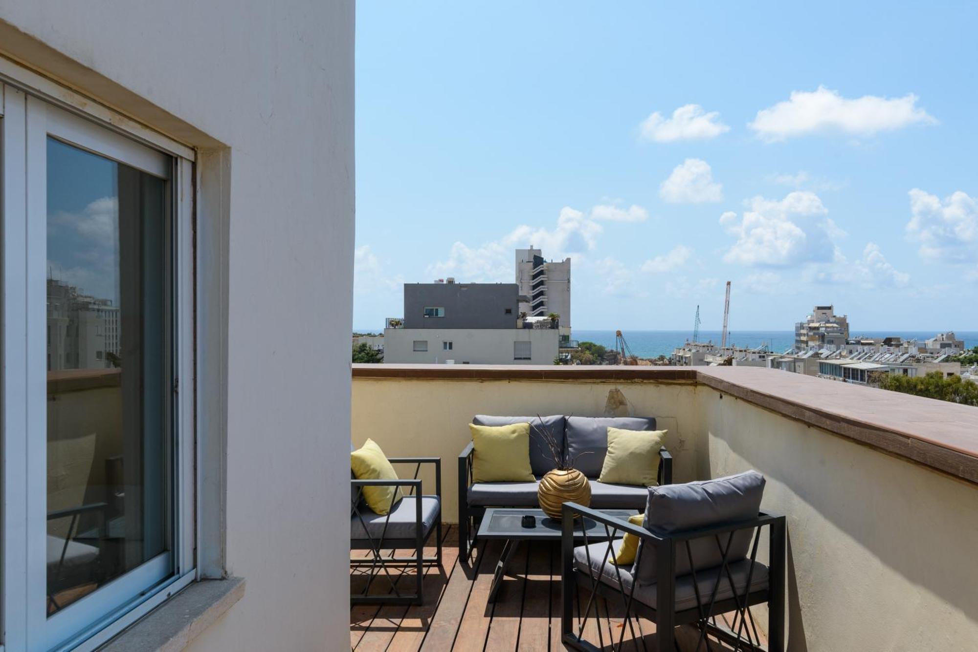 Penthouse With Panoramic View By Feelhome テル・アビブ エクステリア 写真